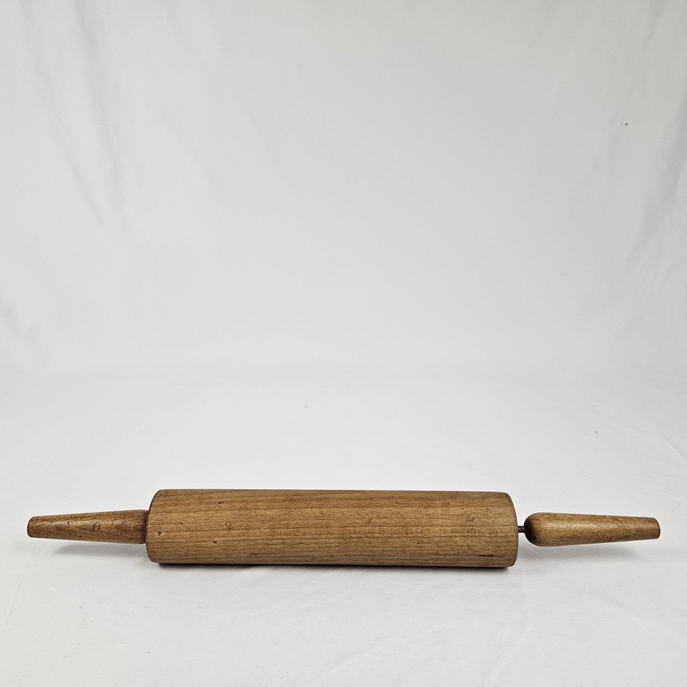 Grannys Vintage Rolling Pin Farmhouse Wooden 17" Baking Pastry Pasta Kitchen